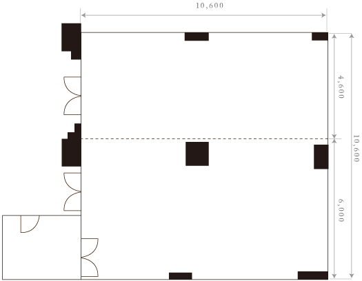 曙の間　会場図